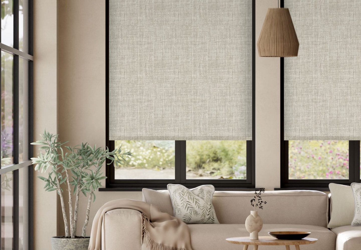 Modern roller blinds for light control